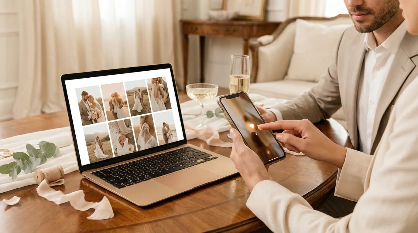 How Clients Can Choose Wedding Photos Without Typing File Numbers One by One