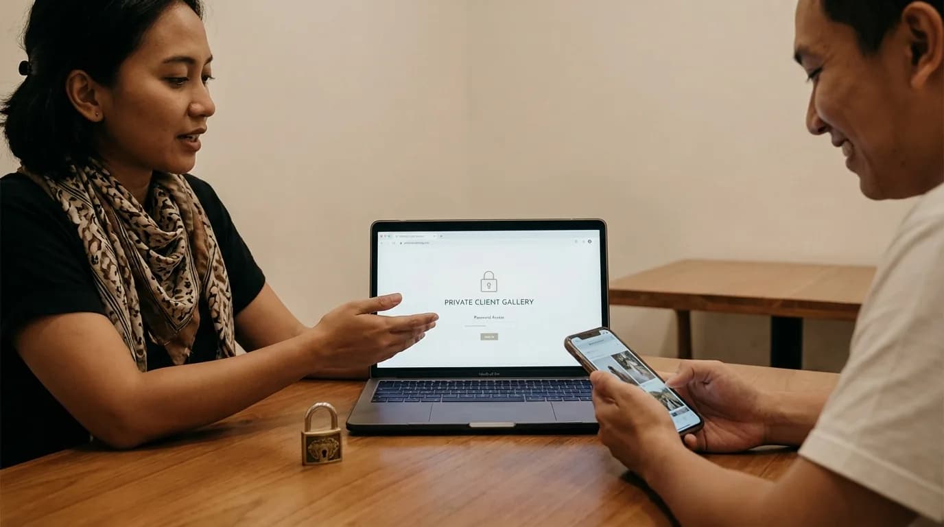 Private Photo Galleries for Clients: A Safer Way to Share Photos Without Public Links