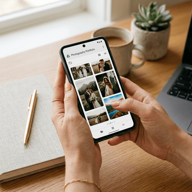 Cara Klien Pilih Foto di Google Drive Menjadi Galeri Premium